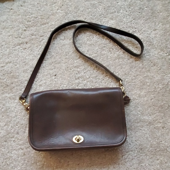 vintage coach camera bag